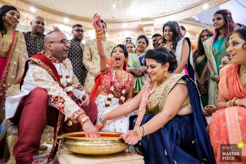 Indian wedding ceremony in Hertfordshire.