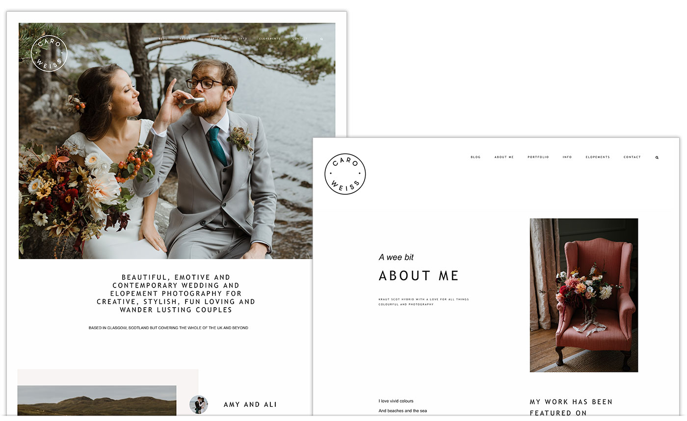 Website Design for photographers