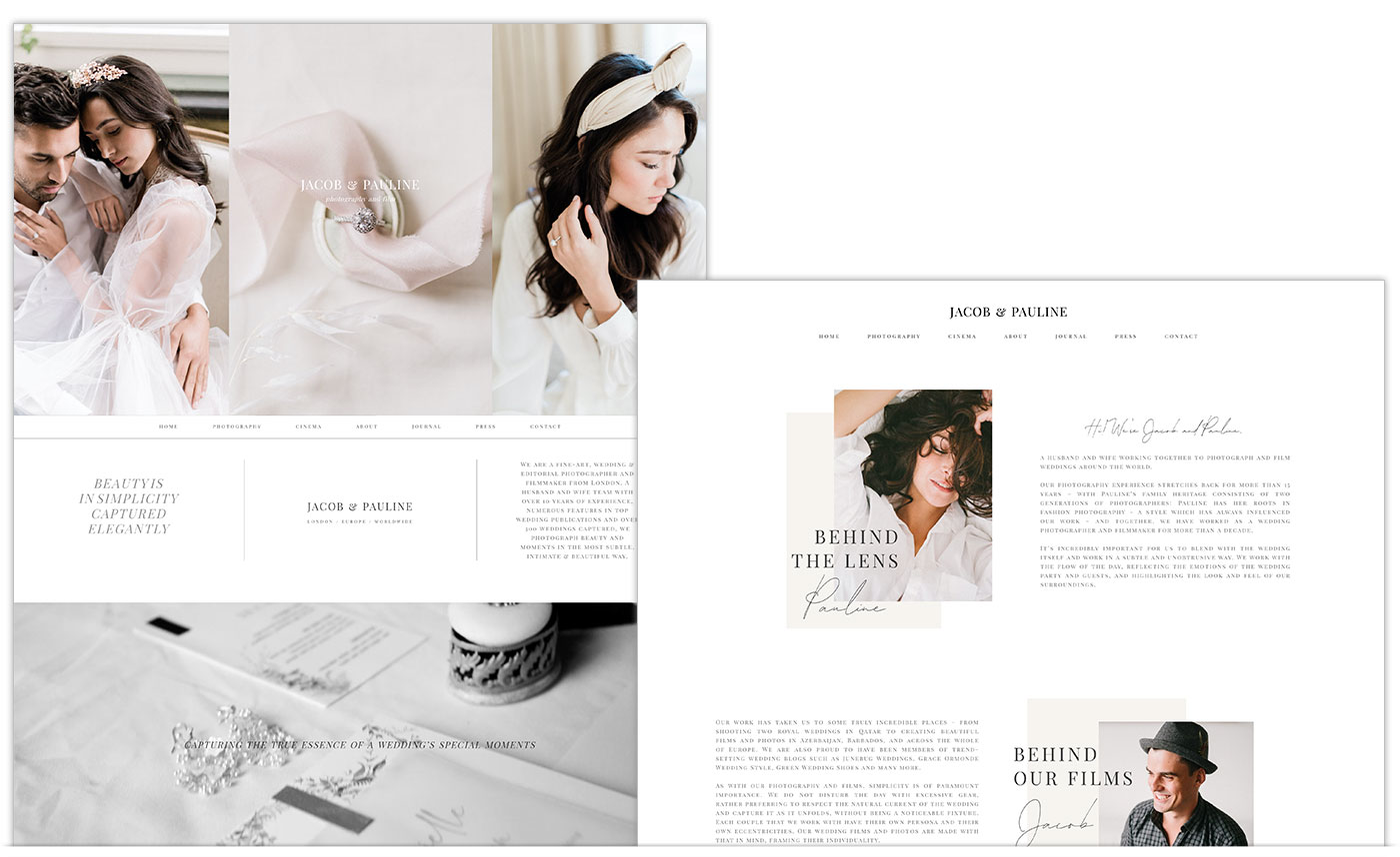 Wedding Photographer Website