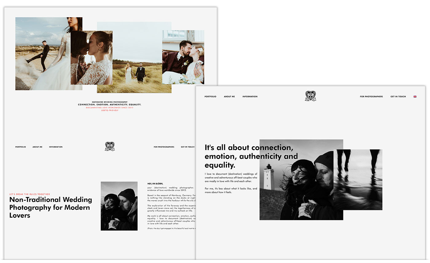 Photography Website Design