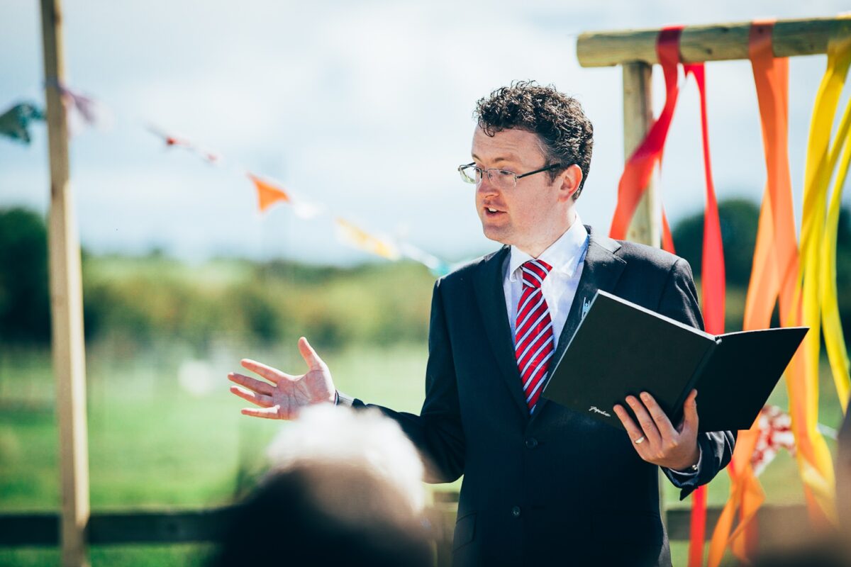 Design, write and conduct a bespoke non-religious wedding or partnership ceremony