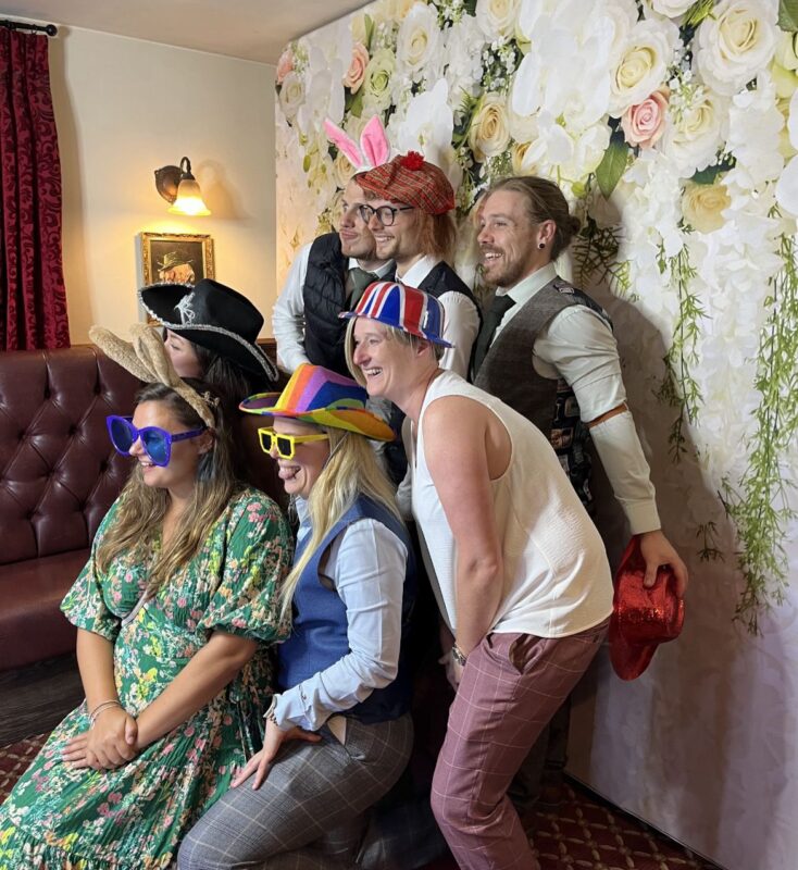 Luxury Wedding Photo Booth with Instant Sharing & Elegant Setup