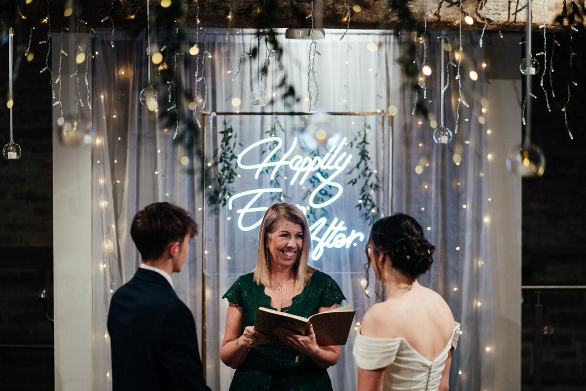 A personalised wedding ceremony
