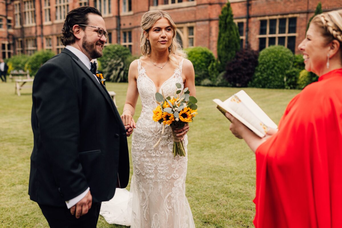 A personalised wedding ceremony