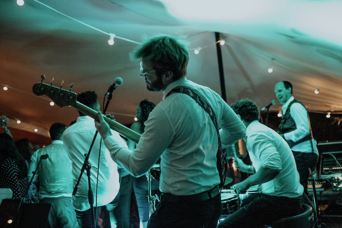 Live Band 5 piece. Optional extras: Bandeoke, DJ, live ceremony music, live drinks reception music