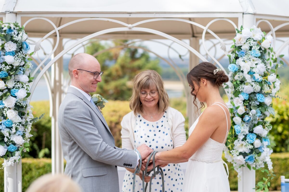 Handfasting Ceremony with a Fun-Loving, Caring Celebrant
